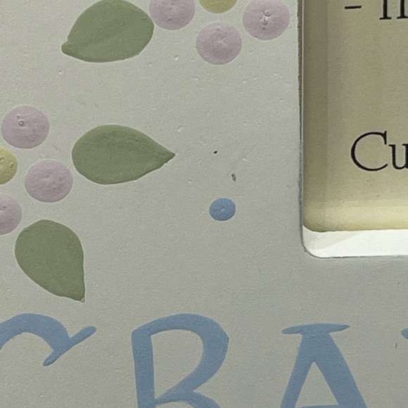 Smile For The Birdie Handpainted Handcarved Grandma & Me Wooden Photo Frame - Picture 7 of 16